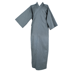 Kimono "étoiles"vert eau, élégant et sobre