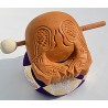 Mokugyo tambour 18 cm, pour rythmer le chant des sutras