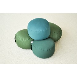 zafu de voyage vert, épeautre