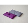 Coussin "gris bleu" pour banc de méditation