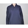 veste samue bleu nuit tissu léger