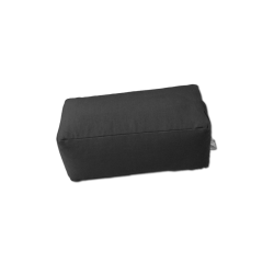 coussin de méditation rectangulaire épautre noir