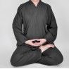 Ensemble Samu-e tissu léger, noir, veste et pantalon