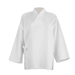 Veste Juban classique en coton, blanche