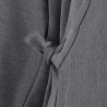 Veste samue gris anthracite en laine et viscose