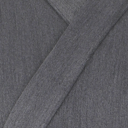 Veste samue gris anthracite en laine et viscose