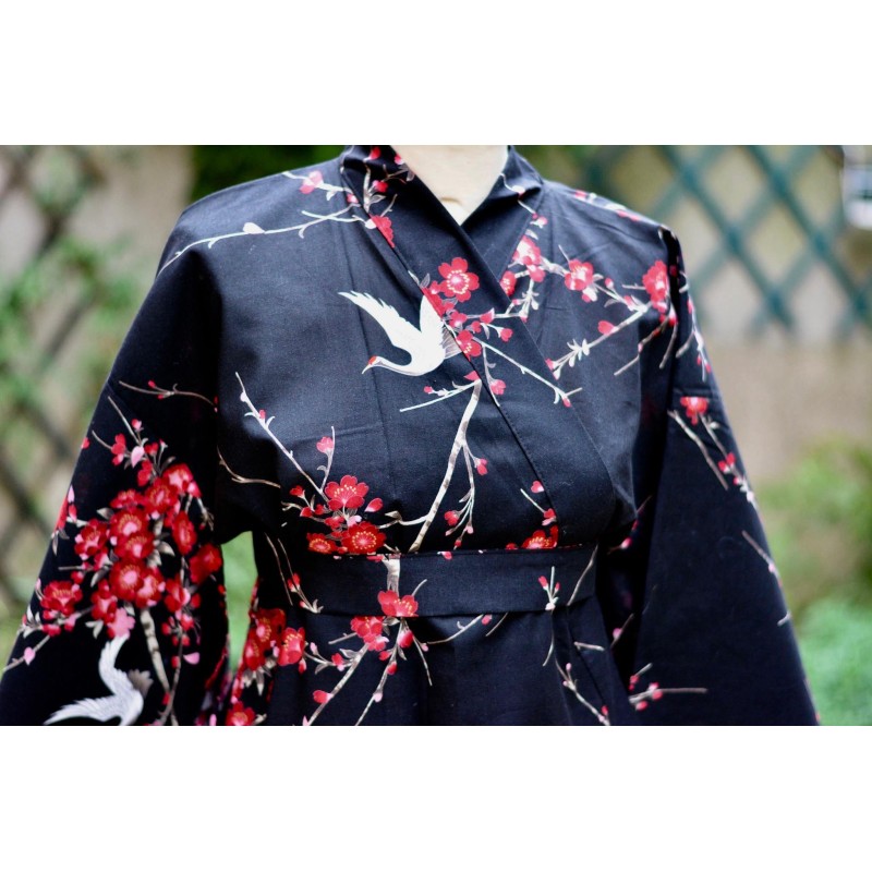 yukata japon fleur de cérisier