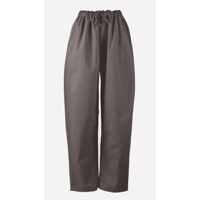 Pantalon samue brun chêne, 100 % coton