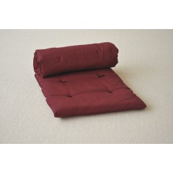 Futon de massage Shiatsu avec sac bordeaux