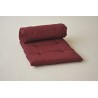 Futon de massage Shiatsu avec sac bordeaux