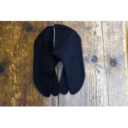 Tabi traditionnelle noire en coton 100%