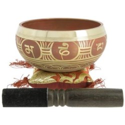 bol chantant tibétain 13,5 cm alliage 7 métaux