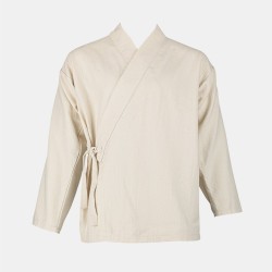 veste samue écru pour le shiatsu