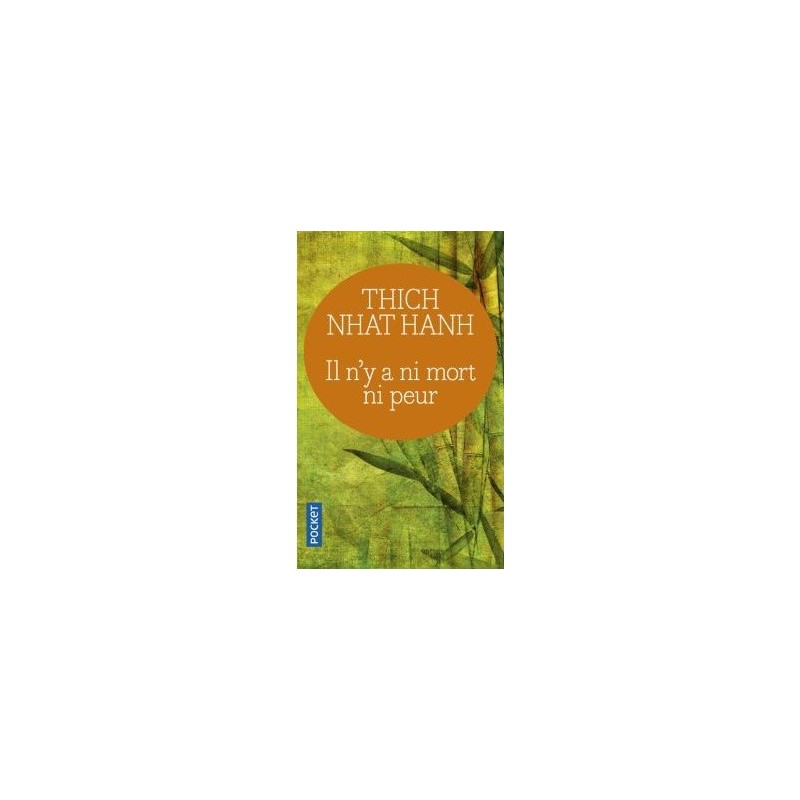 Livre Il n'y a ni mort ni peur Thich Nhât Hanh