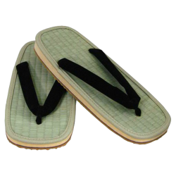 Zori sandales japonaises en paille de riz