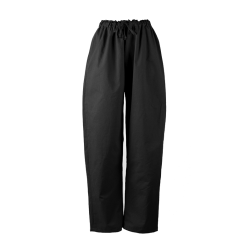 Pantalon noir en coton bio