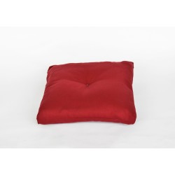 Coussin bordeaux pour réhausser le zafu