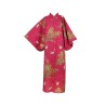 Yukata héron, rouge et or