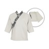 Ensemble samue Nuage fleur marine, 100 % coton, gris