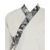 Ensemble samue Nuage fleur marine, 100 % coton, gris