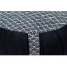 zafu et zafuton Petit Koï, noir, tissu japonais