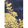 Yukata-kimono "héron d'or", en coton