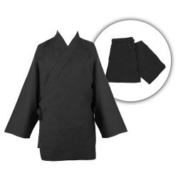 Samue noir classique en coton bio