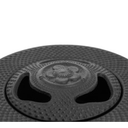 Brûle encens fleur de cerisier en fonte, noir