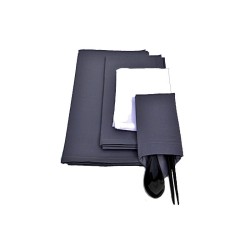 Furoshiki gris tissus pour bol oryoki zen
