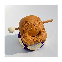 Mokugyo petit tambour 13cm, pour rythmer les chants et sutras