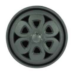 Brûle encens bol en fonte, noir