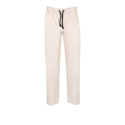 Ensemble samue, tissu ramie, beige