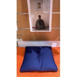 Coussin pour rehausser le zafu bleu marine