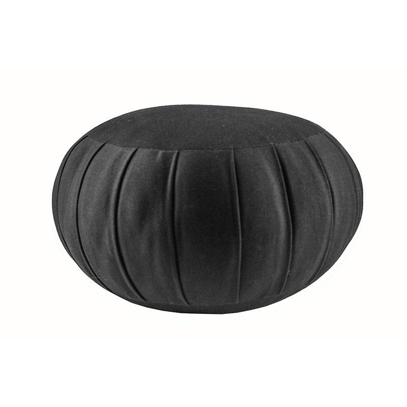 Zafu standard noir (kapok) coussin de méditation pour zazen