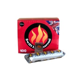 Charbons ardents 33 mm - Boîte de 100 pastilles