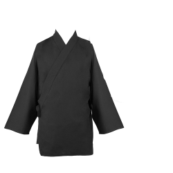 Veste samue coton noire
