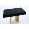 Banc de méditation noir