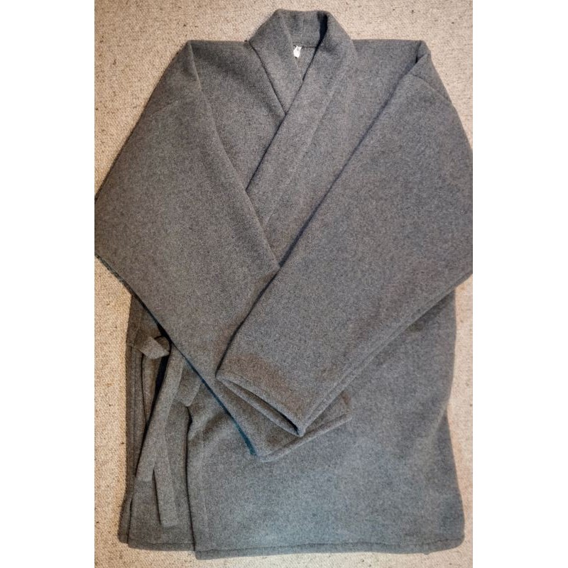 Veste samue hiver, laine, viscose et cachemire, gris clair Veste samue hiver, laine, viscose et cachemire, gris clair
