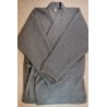 Veste samue hiver, laine, viscose et cachemire, gris clair