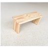 Banc de méditation pliable en pin massif