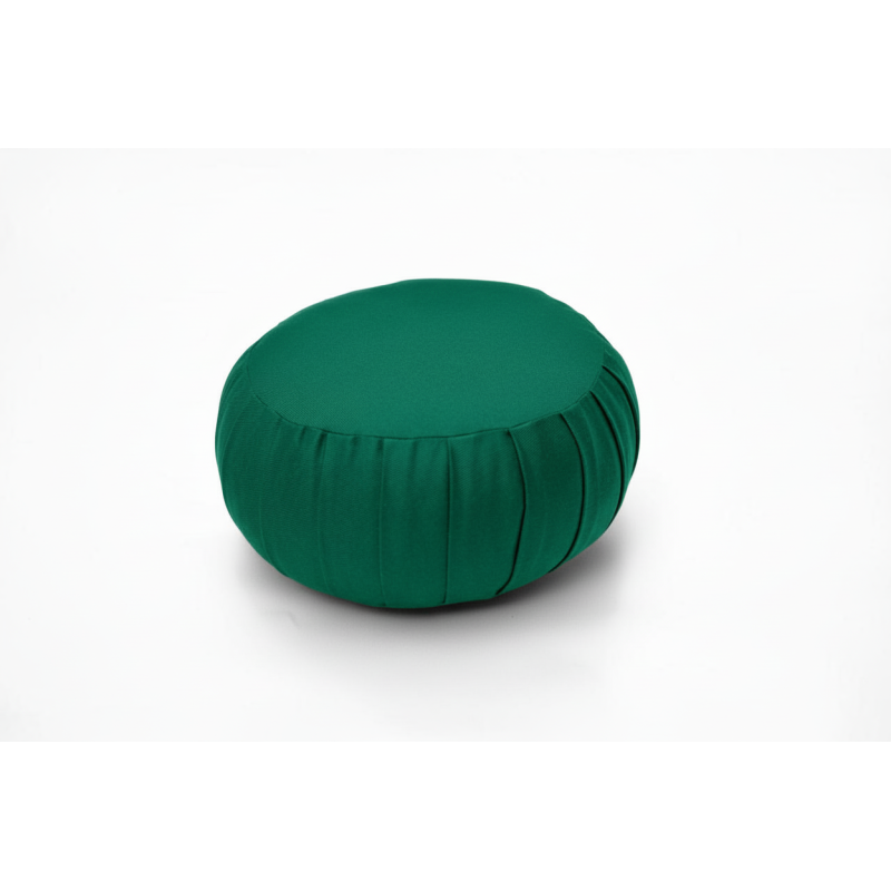 Zafu petit modèle (kapok) vert émeraude