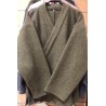 Veste samue laine vert olive