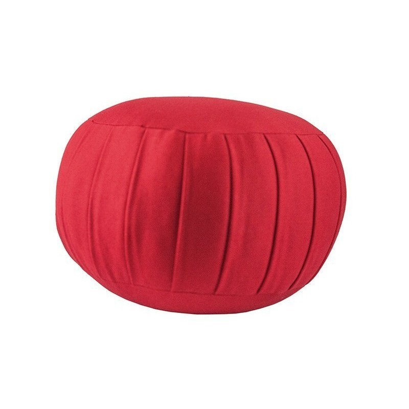 Zafu kapok standard rouge