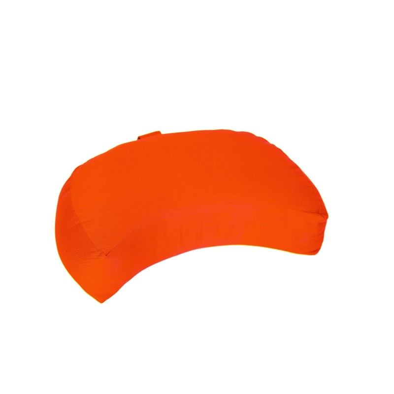 Zafu kapok demi-lune orange