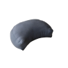 Zafu kapok demi-lune gris foncé