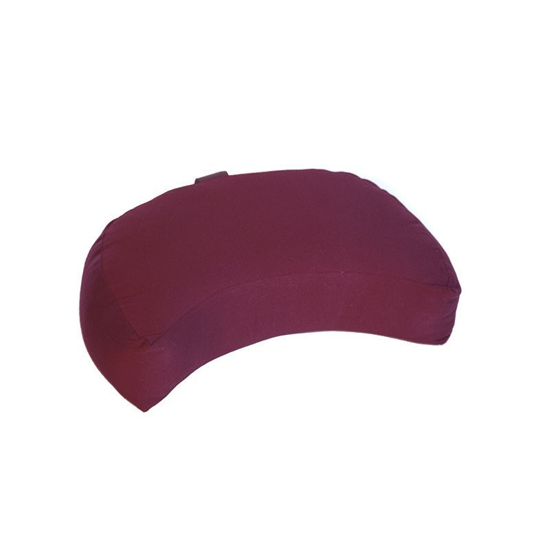 Zafu kapok demi-lune bordeaux