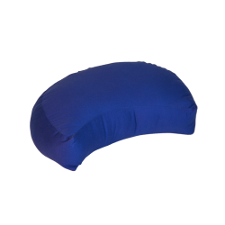 Zafu kapok demi-lune bleu marine
