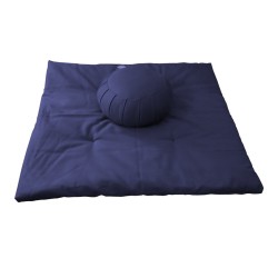 zafu et zafuton, bleu marine