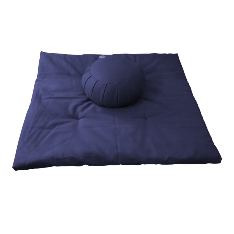 zafu et zafuton, bleu marine