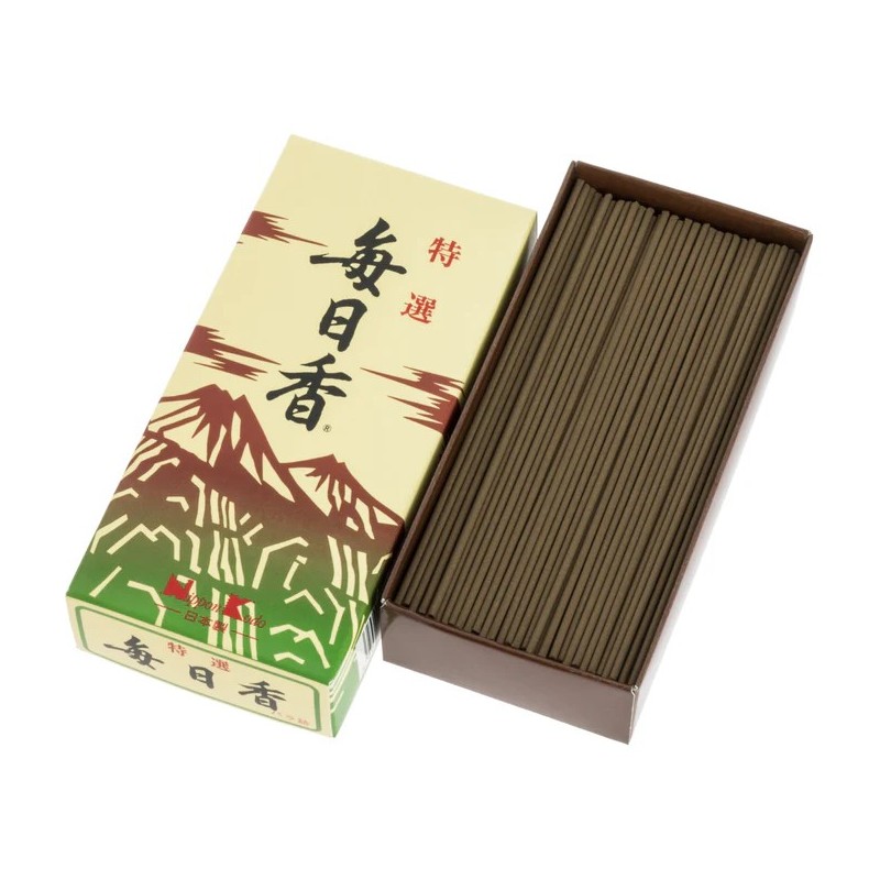 Encens japonais de qualité supérieure en format grande boite. Disponible à la Boutique zen